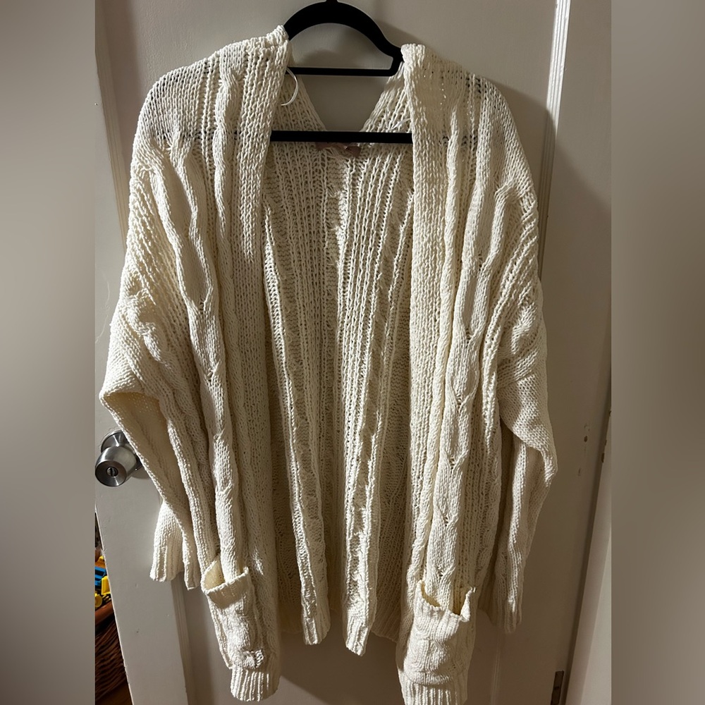 Women’s oversized open sweater